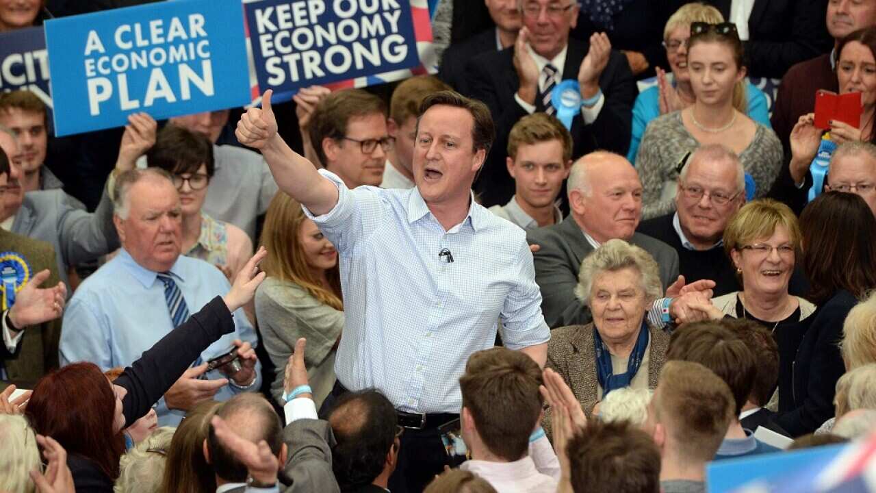 British Prime Minister David Cameron