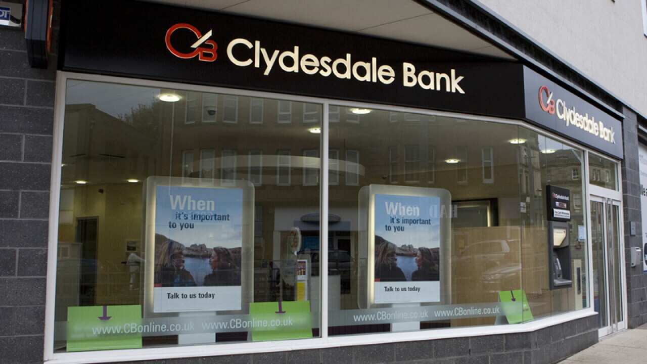 A Clydesdale Bank branch.