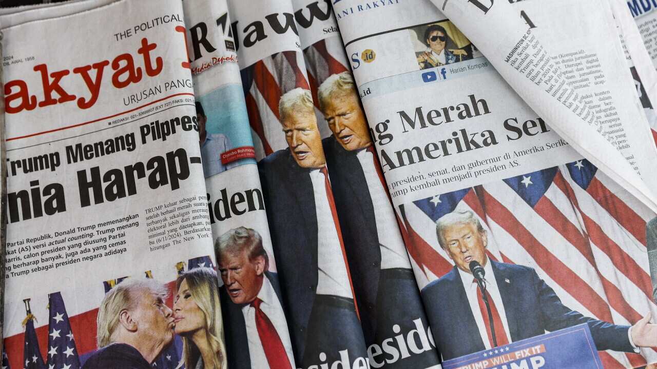 Reaction to the US Presidential election in Jakarta
