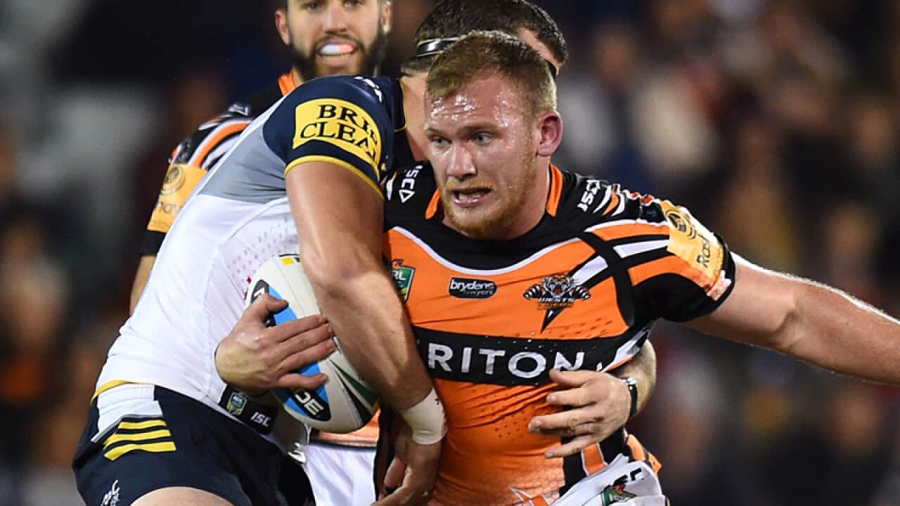 Wests Tigers prop Matthew Lodge