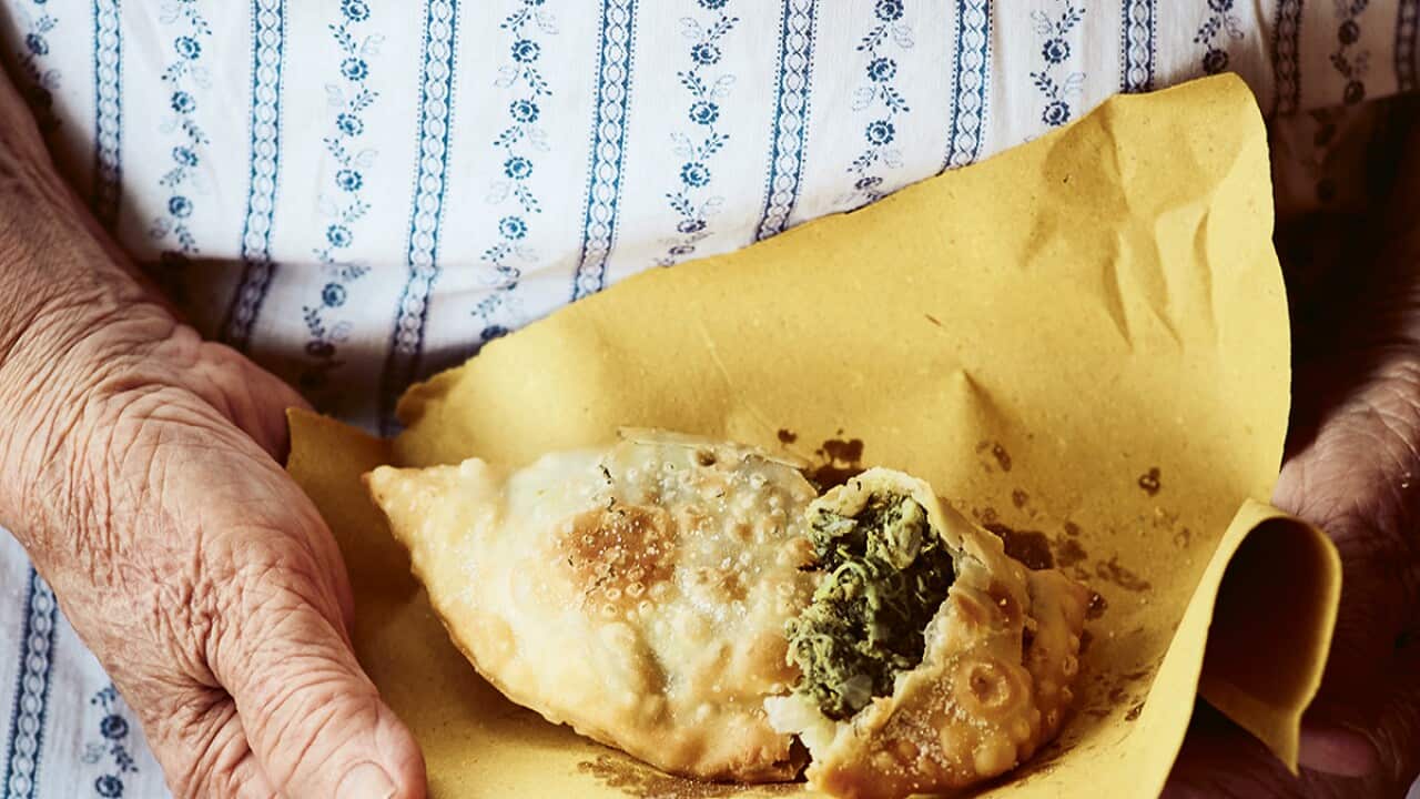 Adele’s gattafin (fried ravioli from Levanto)