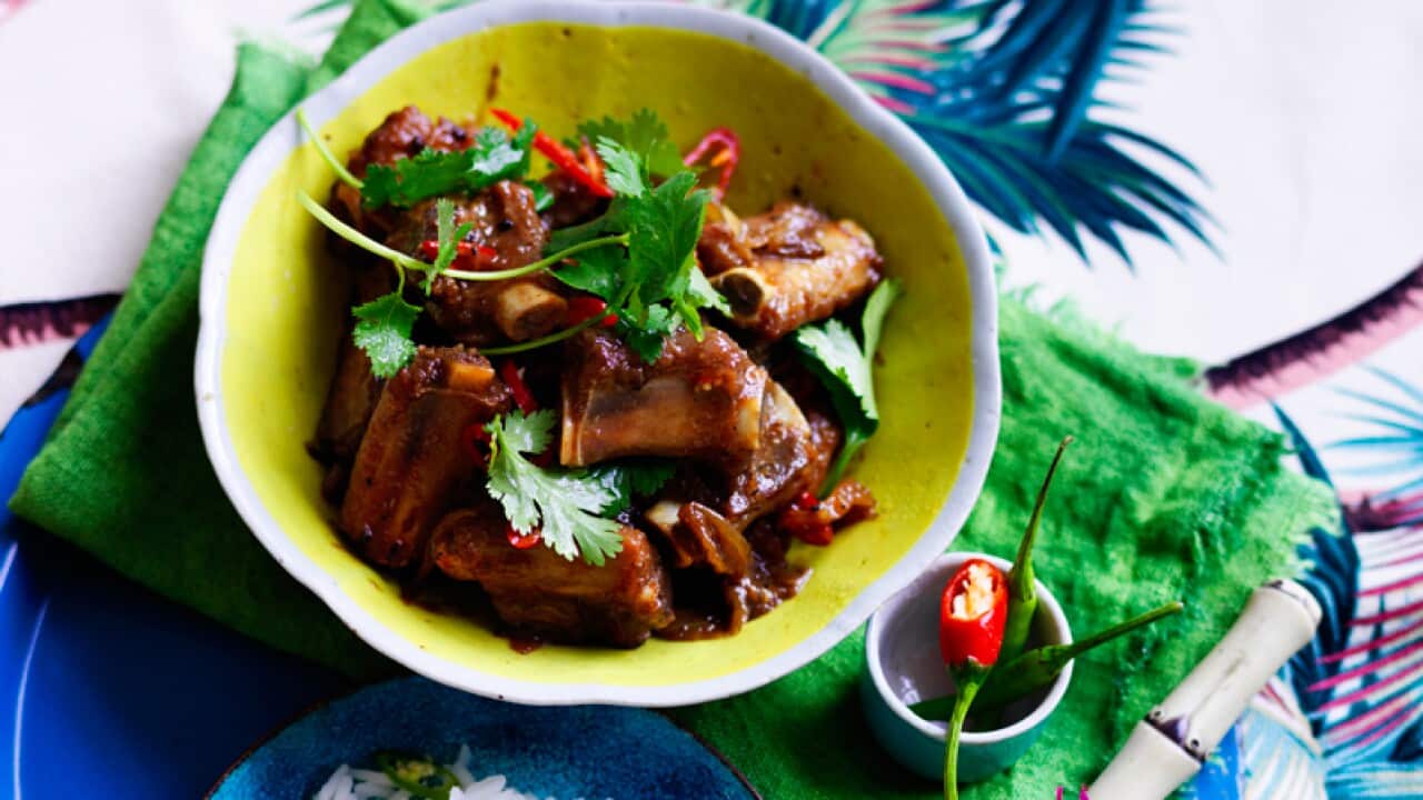 Caramelised pork ribs