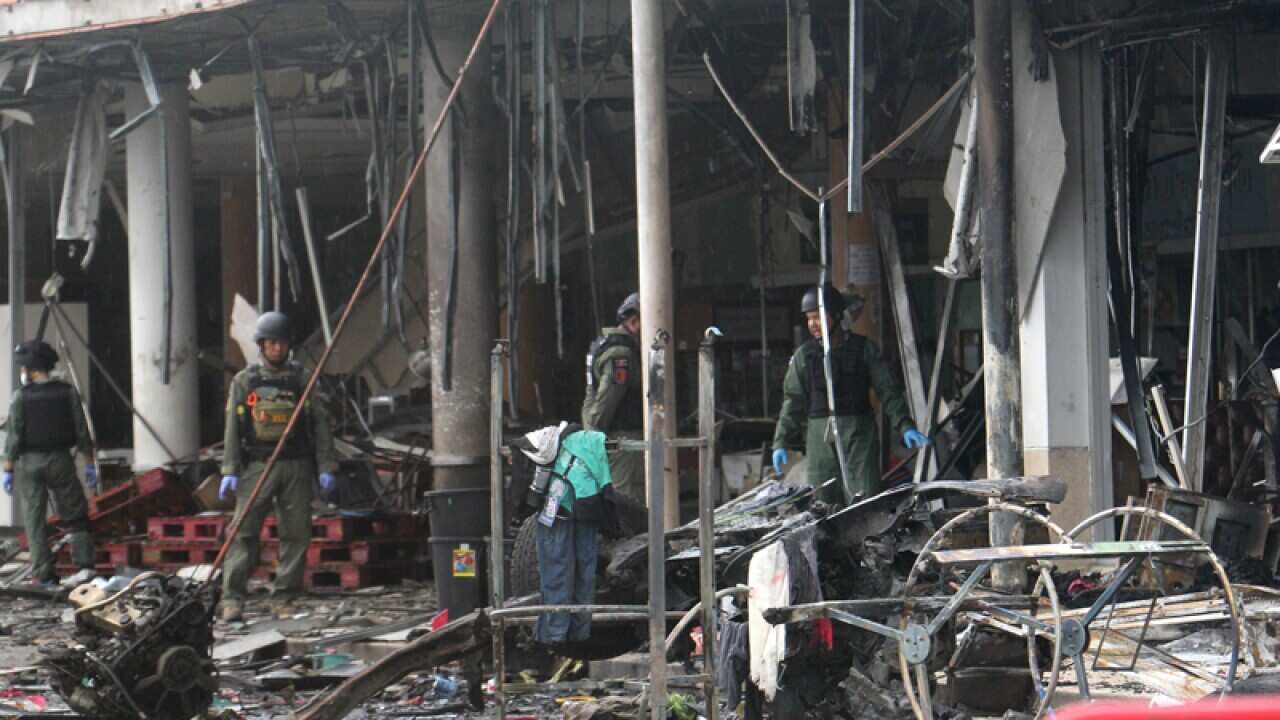 Bomb attack in Thailand.