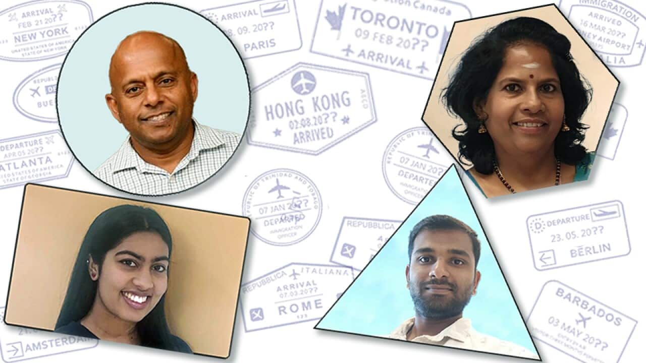 Sivagnanan, Shanthy, Sriram and Meenashi