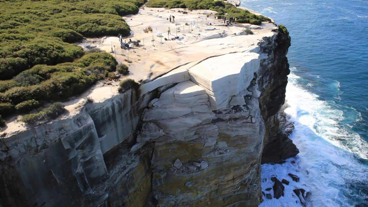 Wedding Cake Rock in the Royal National Park in NSW