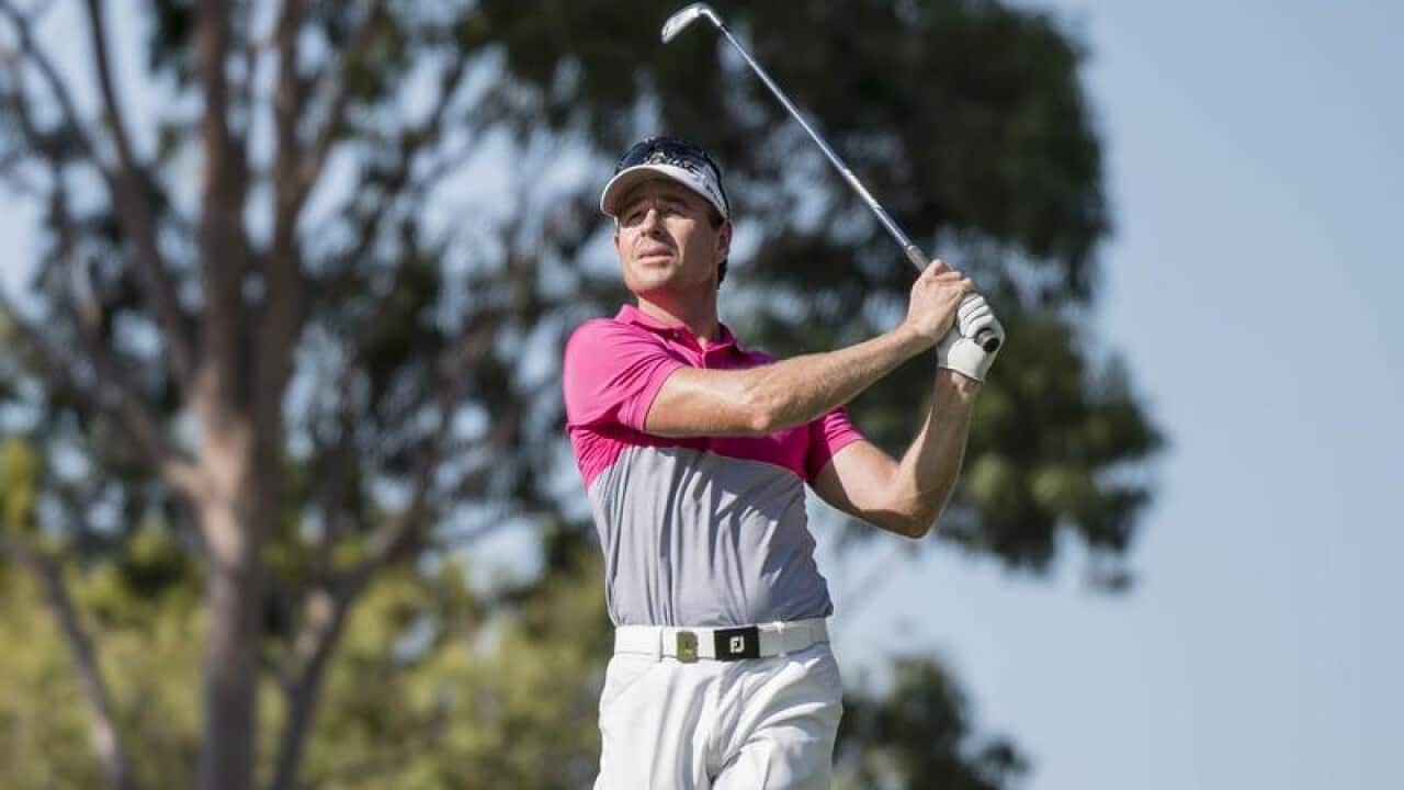 A file image of Australian golfer Brett Rumford