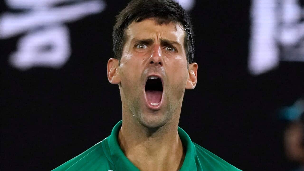 Serbia's Novak Djokovic