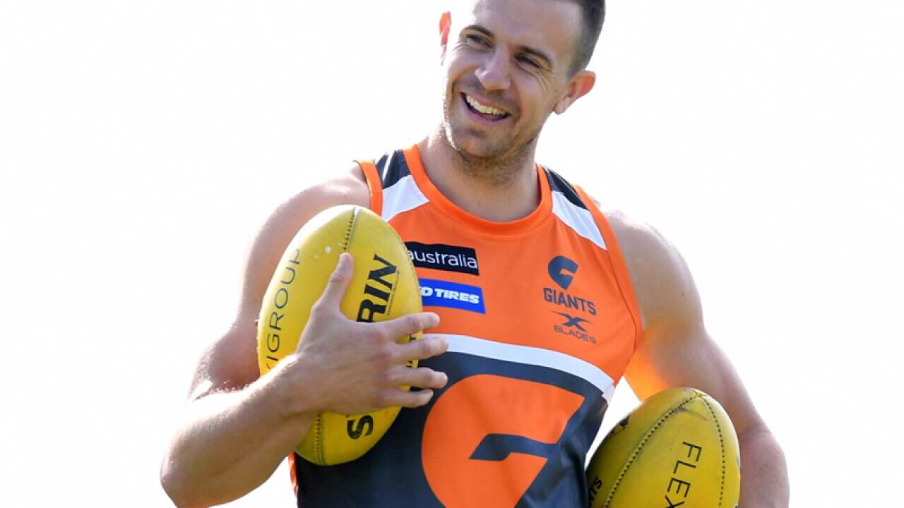 Greater Western Sydney Giants AFL player Brett Deledio