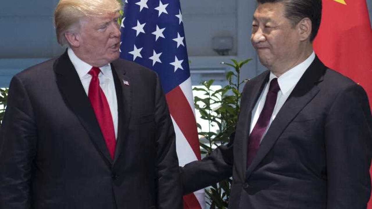 U.S. President Donald Trump, left, and China's President Xi Jinping.