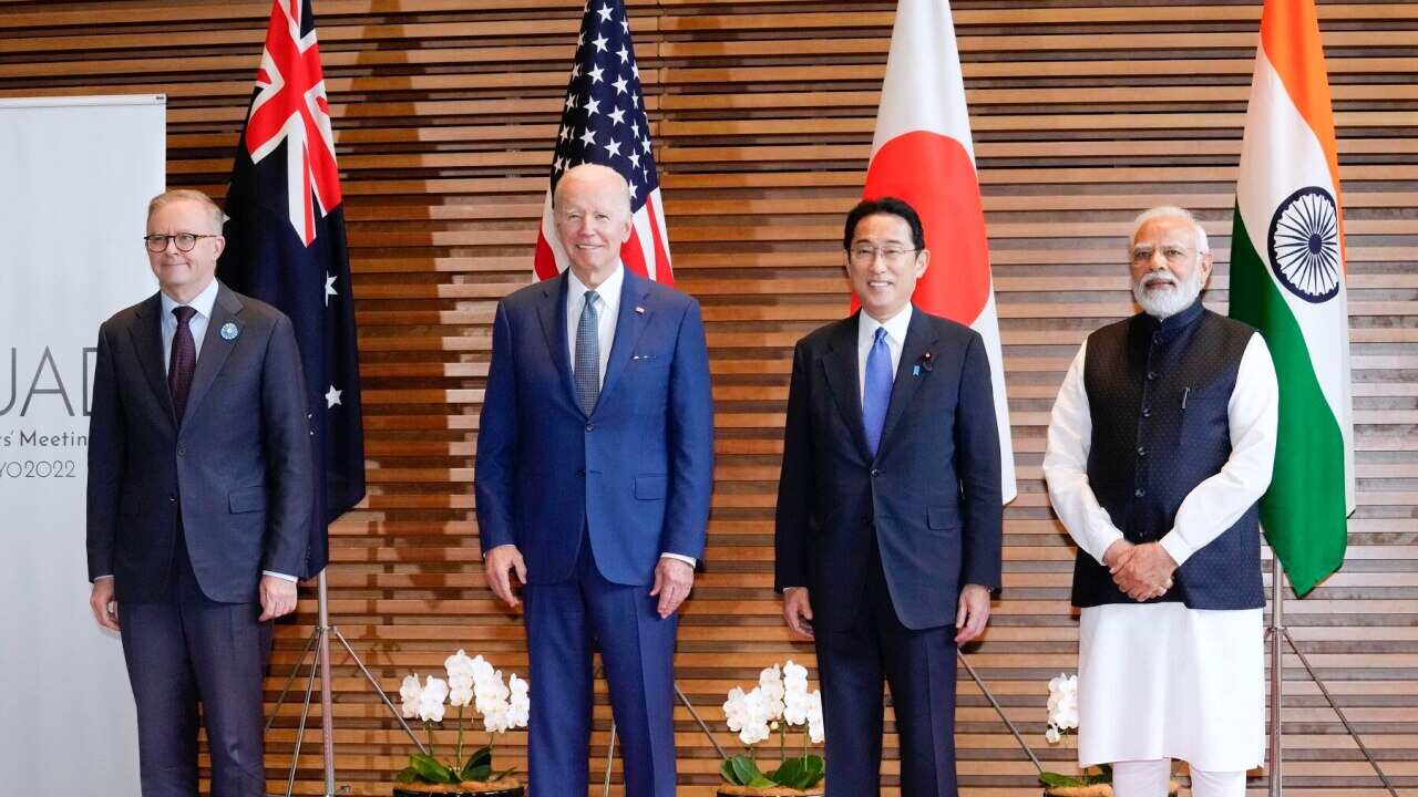 The four 'Quad' leaders in Tokyo