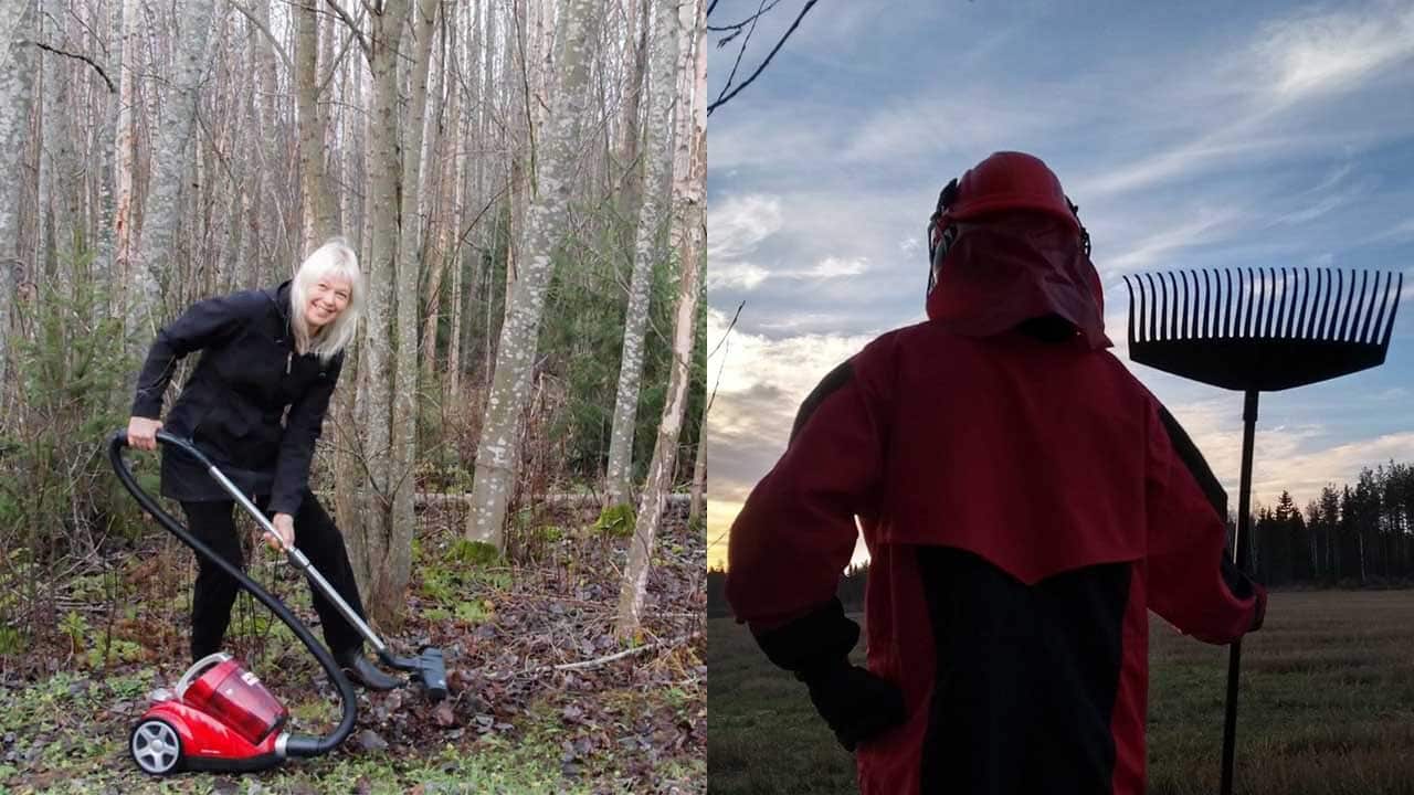 Finns respond to Donald Trump's comment that their good "raking and cleaning" skills helped prevent wildfires. 