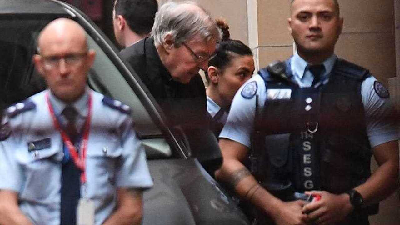 Cardinal George Pell arrives at the Supreme Court of Victoria in Melbourne, Wednesday, June 5, 2019