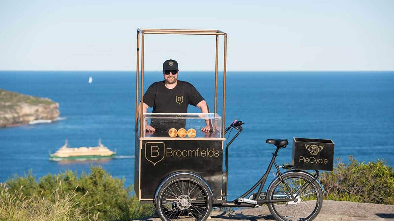 Ryan Broomfield with his PieCycle