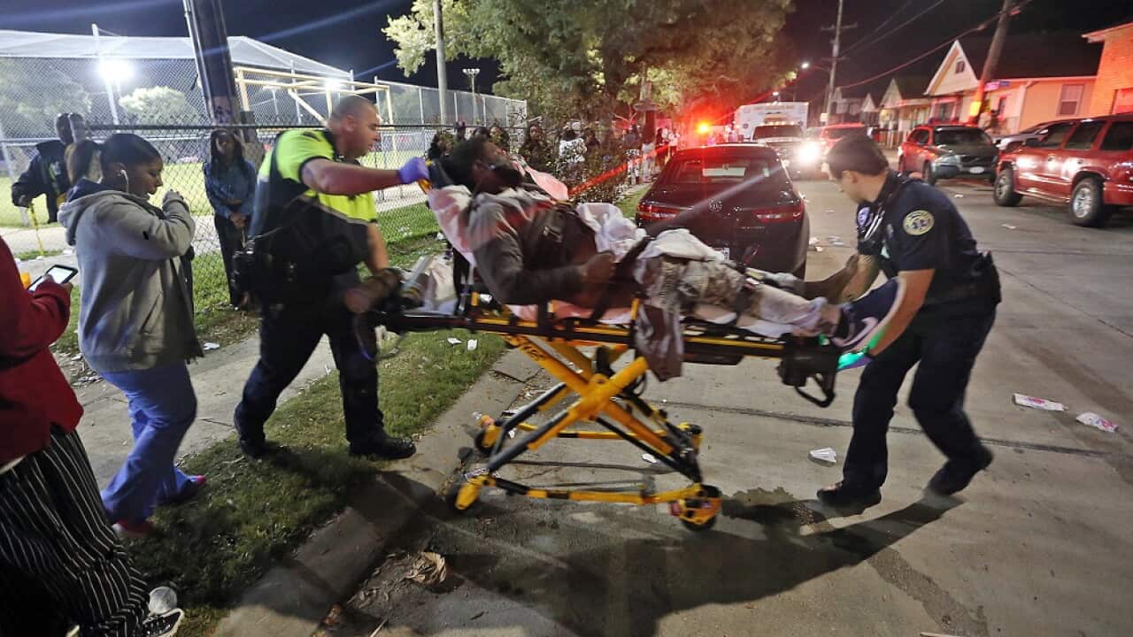 Sixteen injured in New Orleans shooting | SBS News