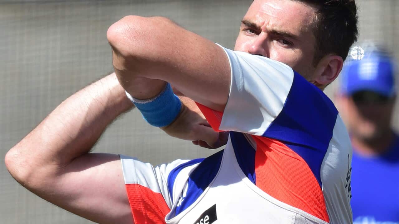 English cricketer James Anderson