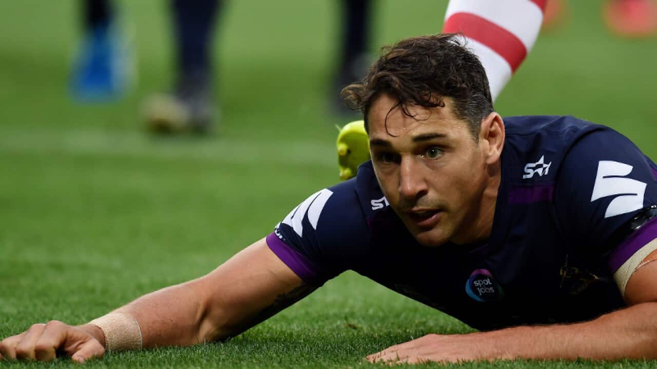 Billy Slater of the Storm