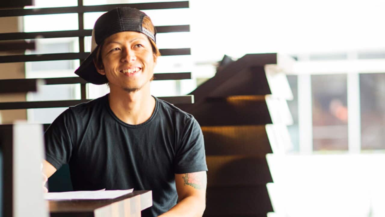 Chef in action: Shinichi Maeda