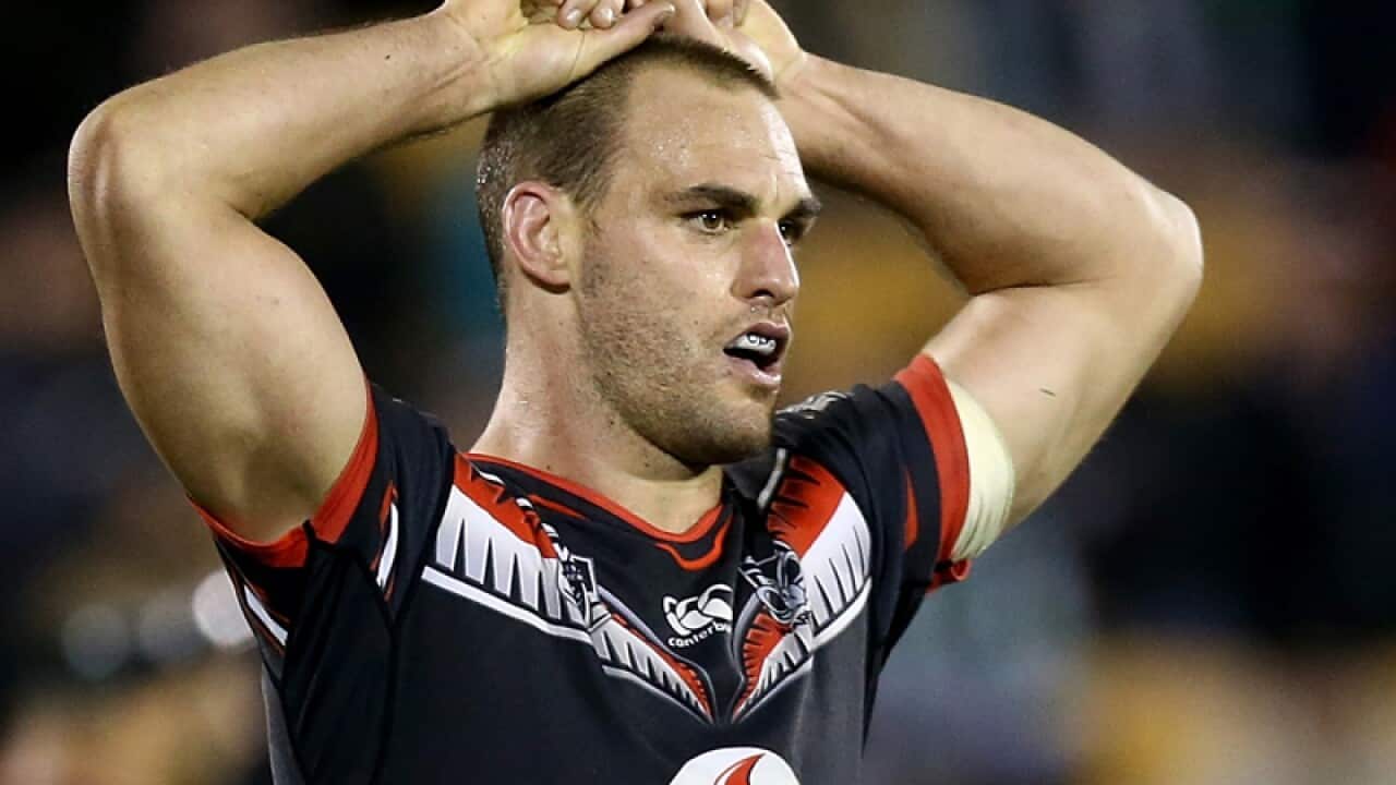 Simon Mannering of the Warriors