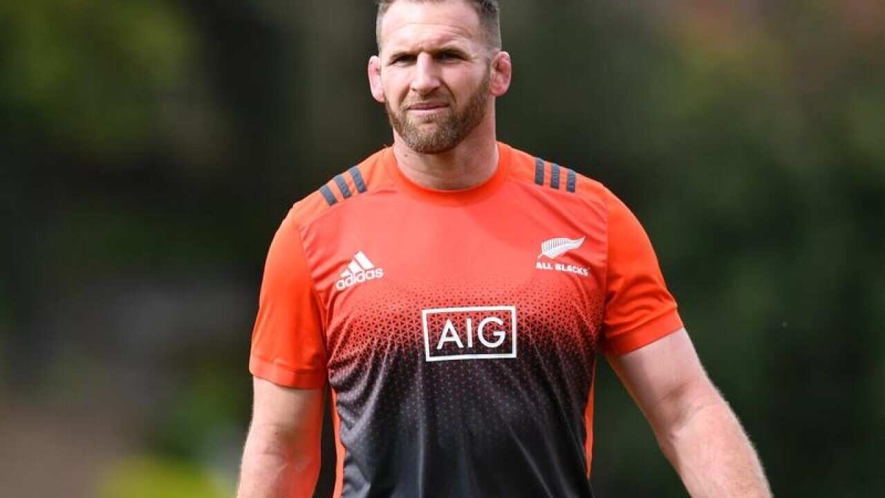 Kieran Read of New Zealand