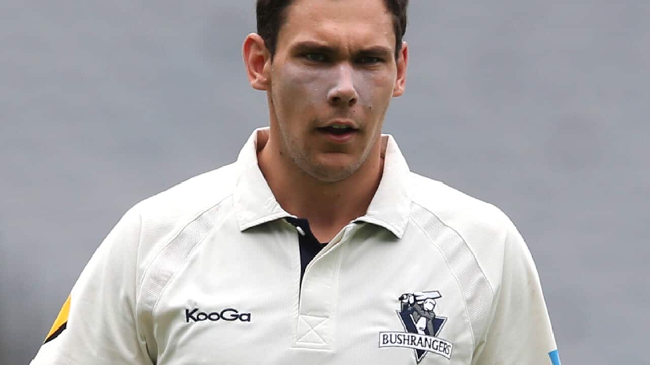 Bushrangers' Scott Boland prepares to bowl