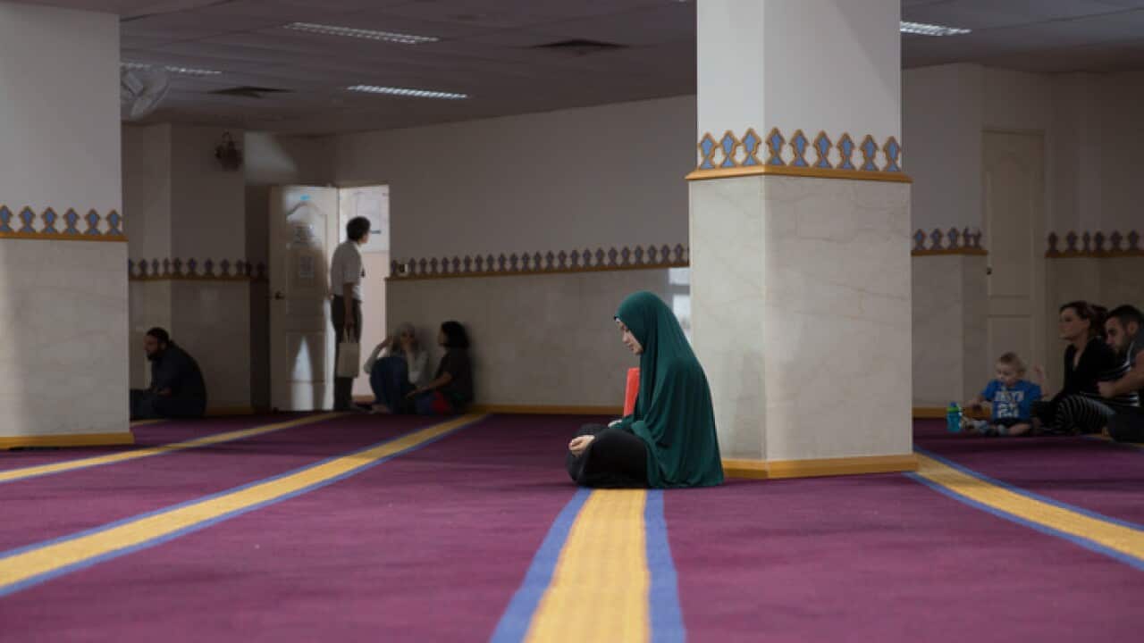 Inside the Lakemba Mosque in Sydney