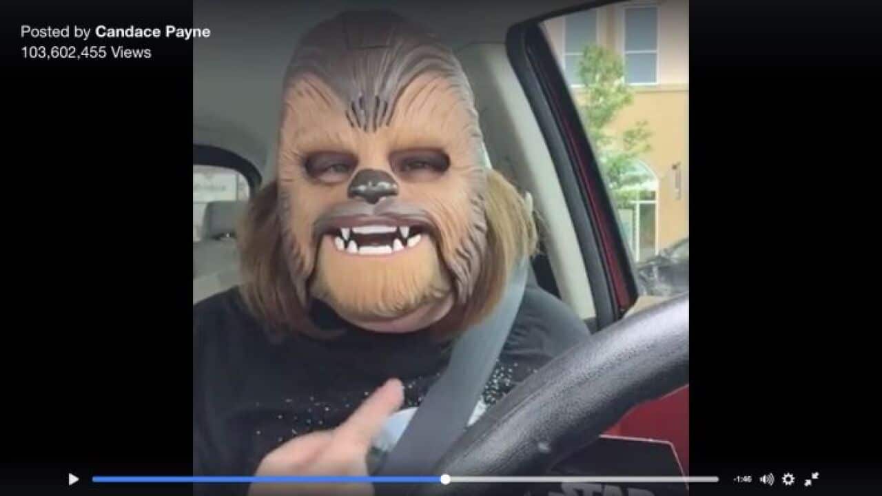 Chewbacca mum Candace Payne