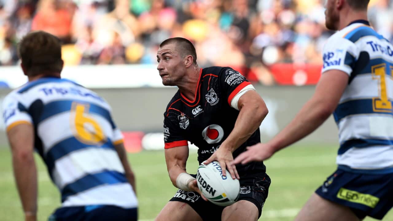 Kieran Foran of the Warriors