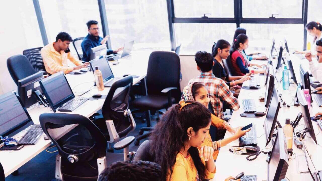 Busy call centre