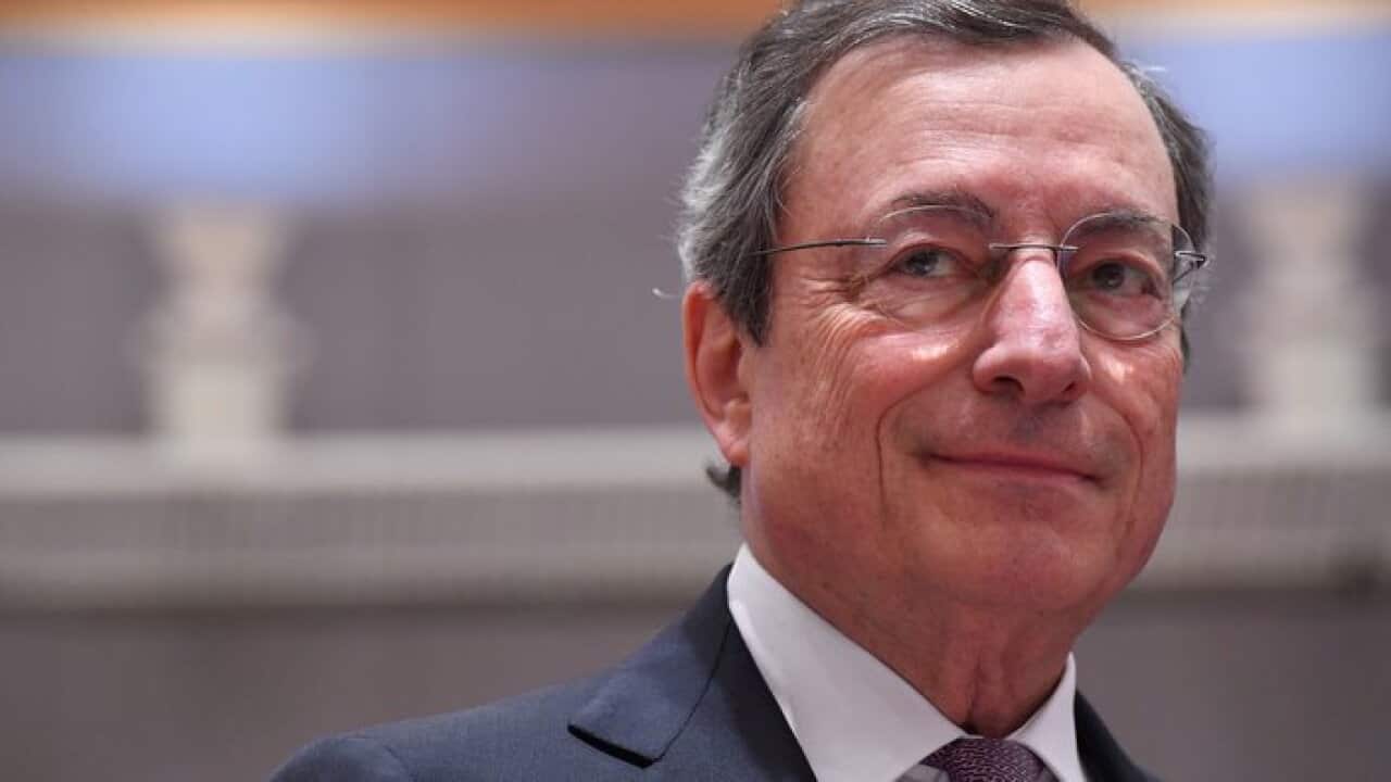 Governor of the European Central Bank Mario Draghi