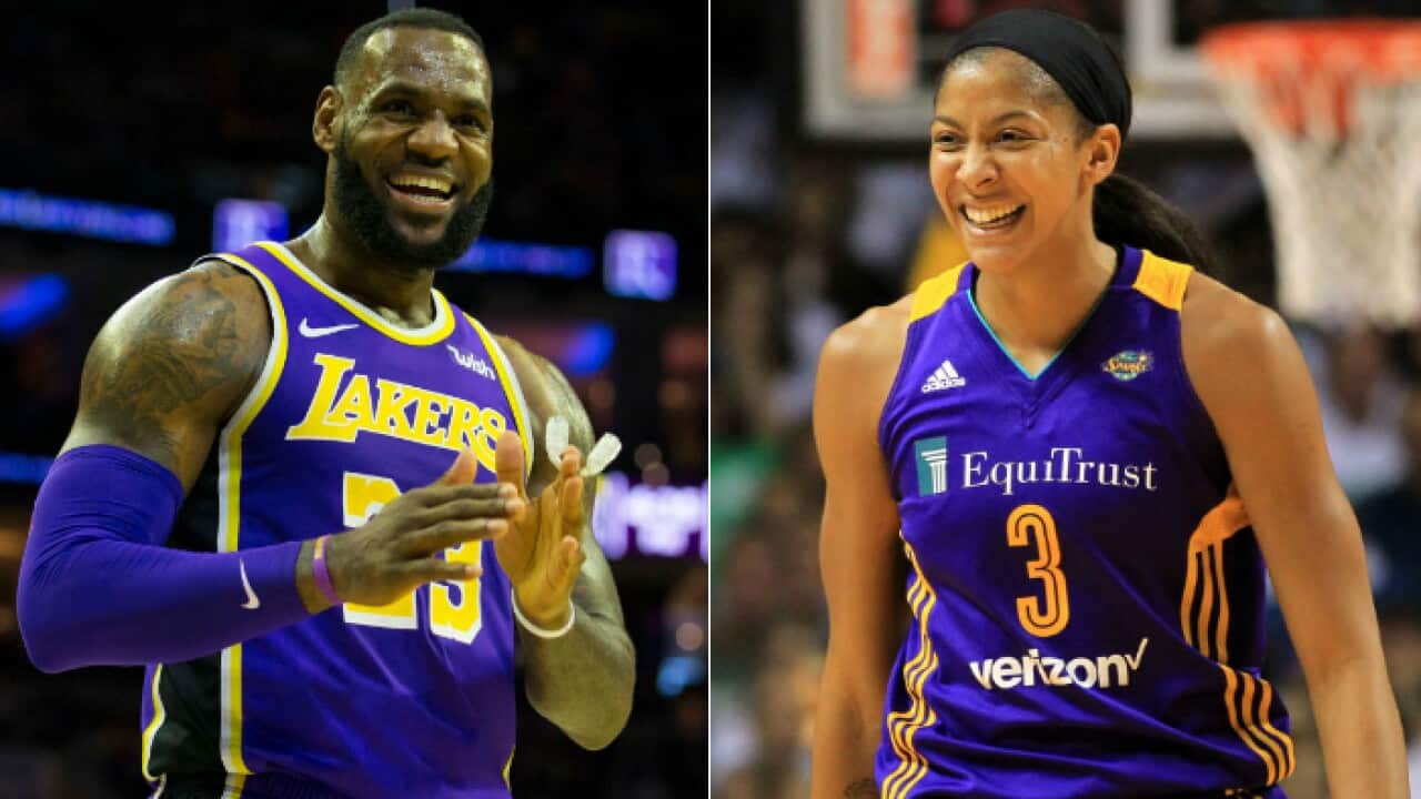 LeBron James Candace Parker