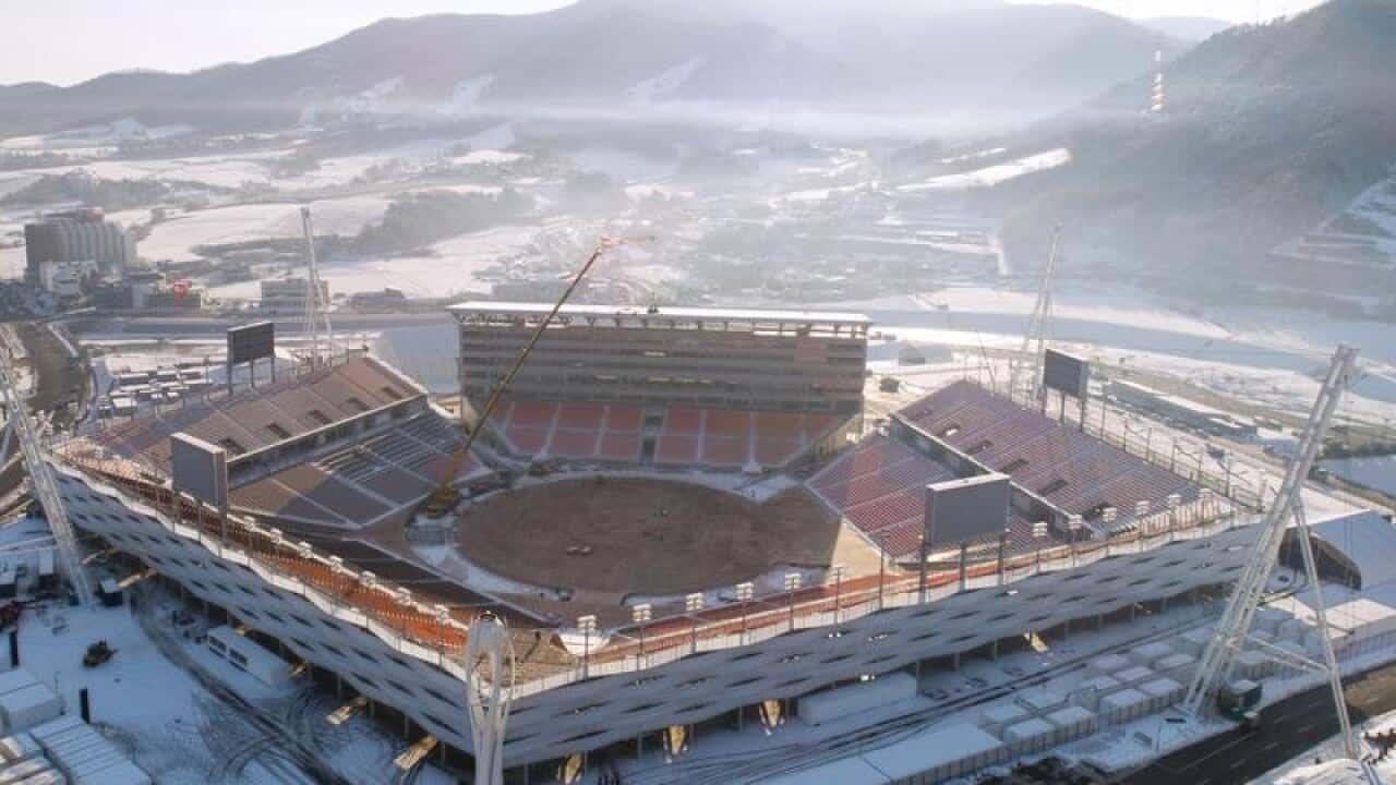 Pyeongchang Olympic Stadium.