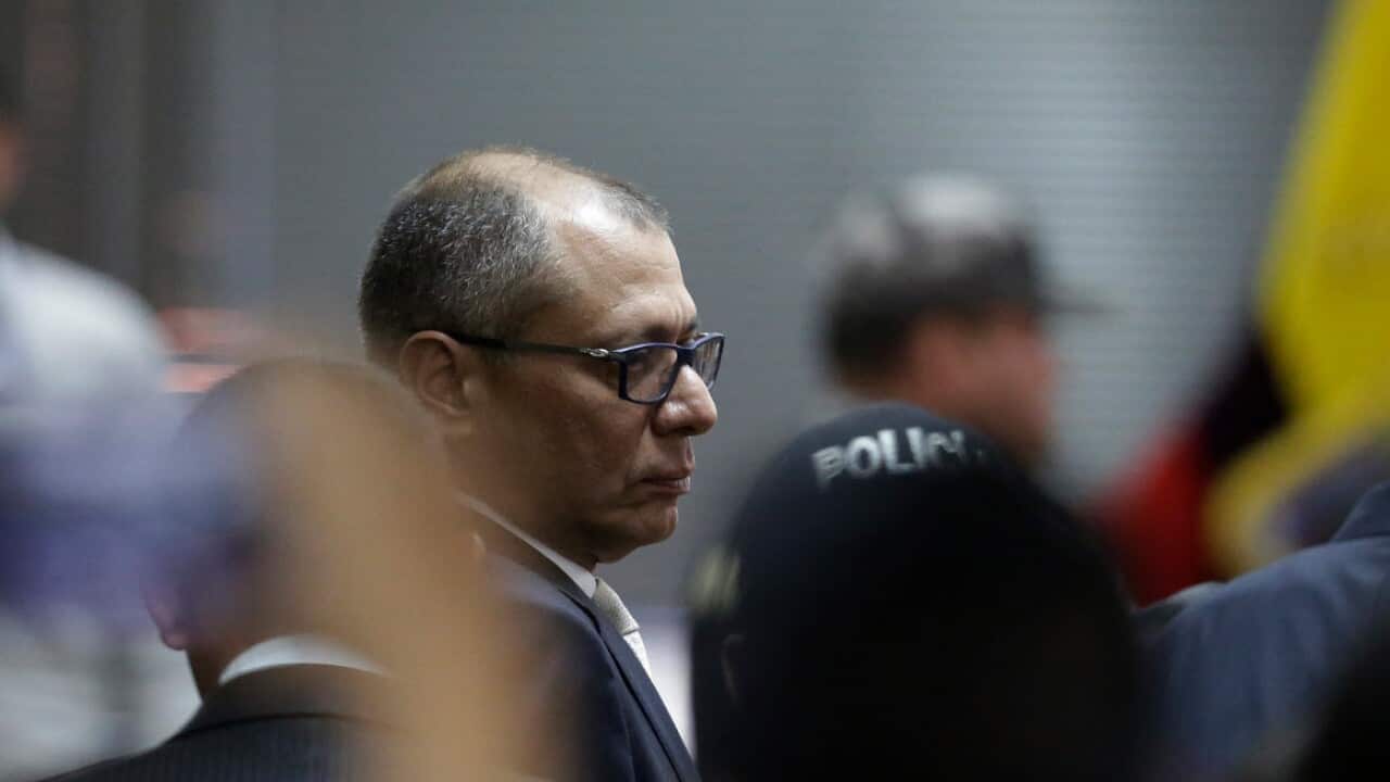 FILE: Glas was sentenced to six years in jail after a court ruling determined he accepted bribes from a Brazilian construction giant. 