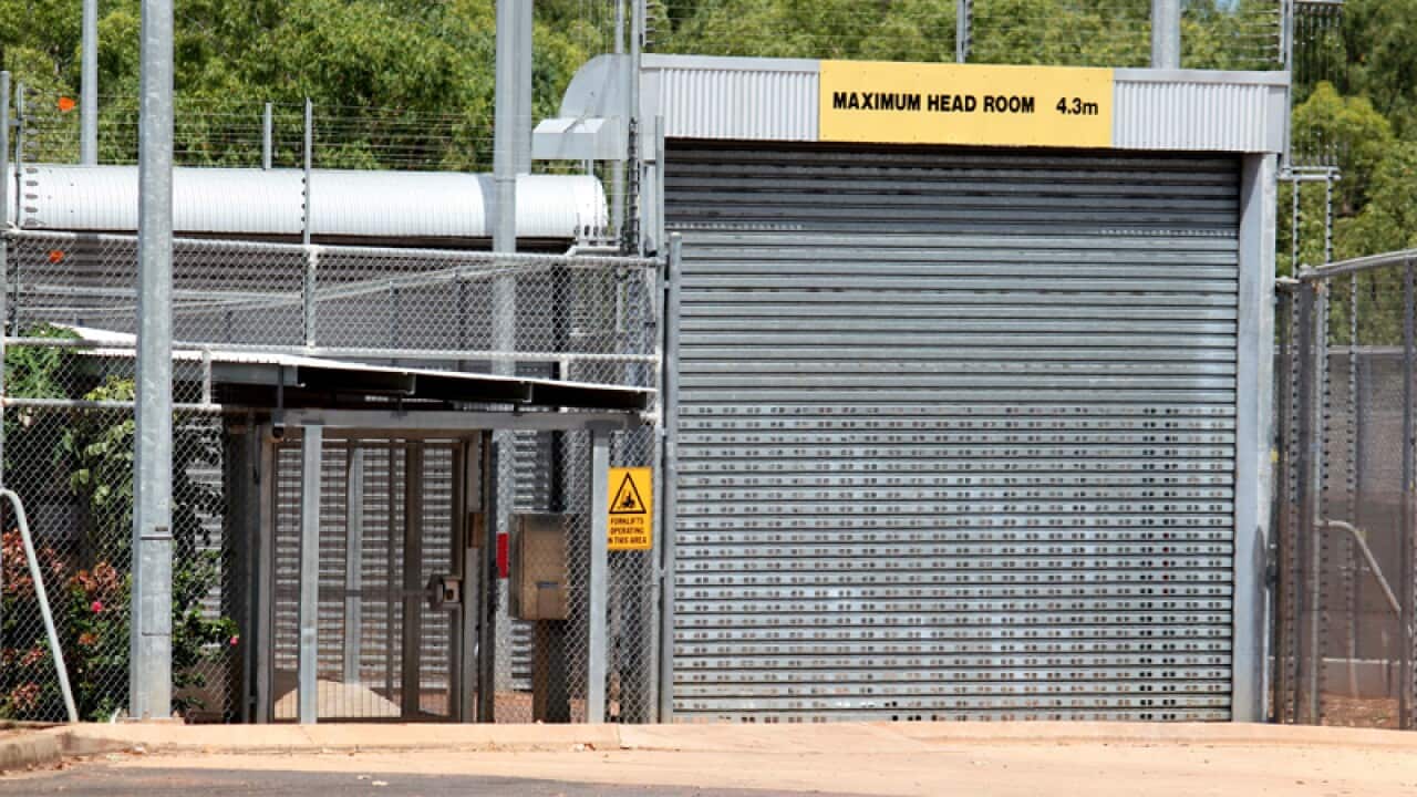 An immigration detention centre in Darwin