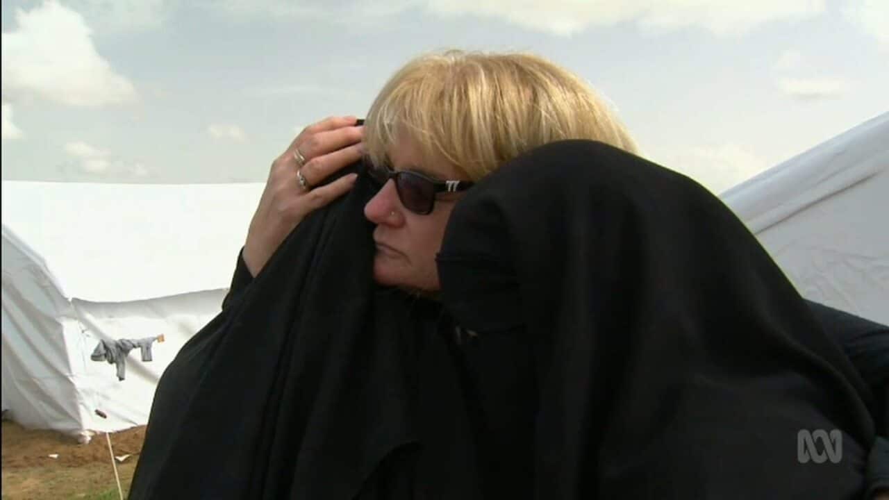 The orphaned children of notorious Islamic State terrorist Khaled Sharrouf reunited with their grandma Karen Nettleton.