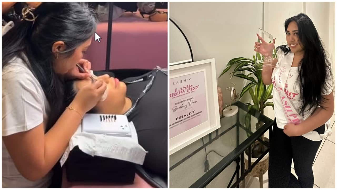 From her parents' kitchen at home, Brethny Tabalina has put up her own lash extension business, expanded her service, and recently been awarded the 2024 Lash Pro Champion.