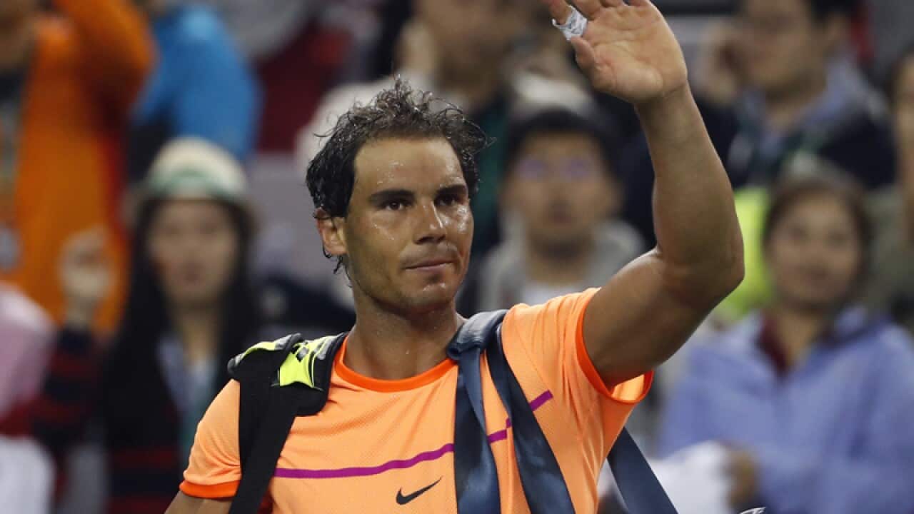 Spanish tennis player Rafael Nadal