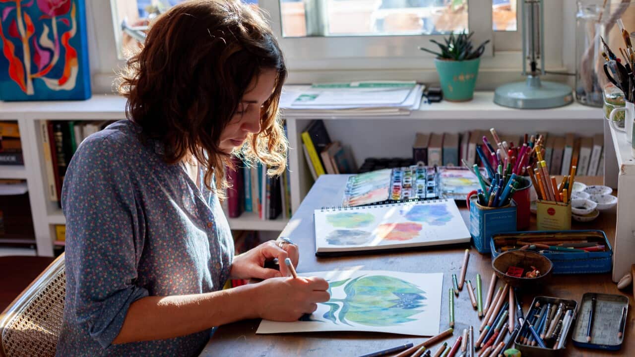 Felicita Sala at work