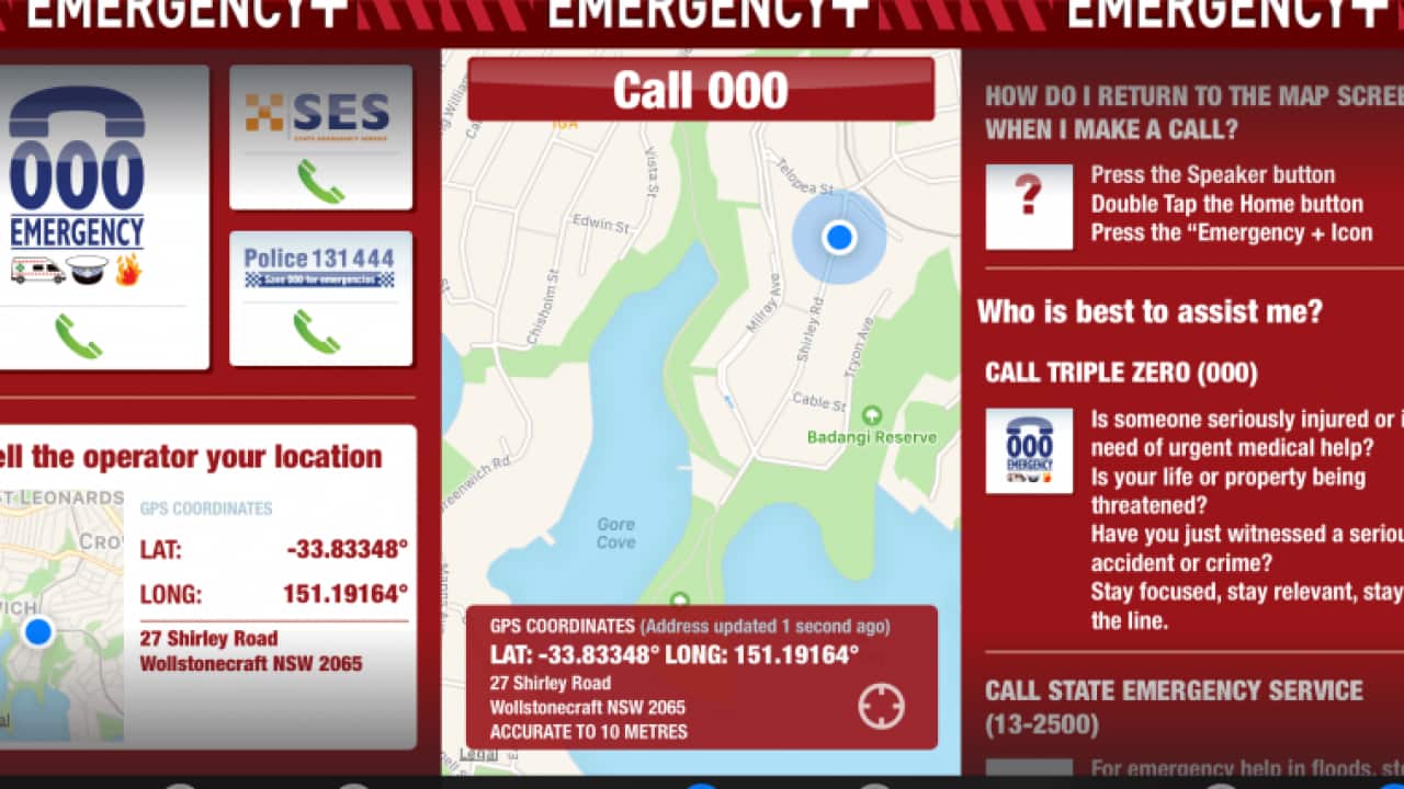 Get the free Emergency + app for your smartphone.