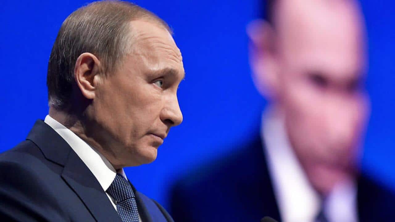 Russian President Vladimir Putin (AAP)