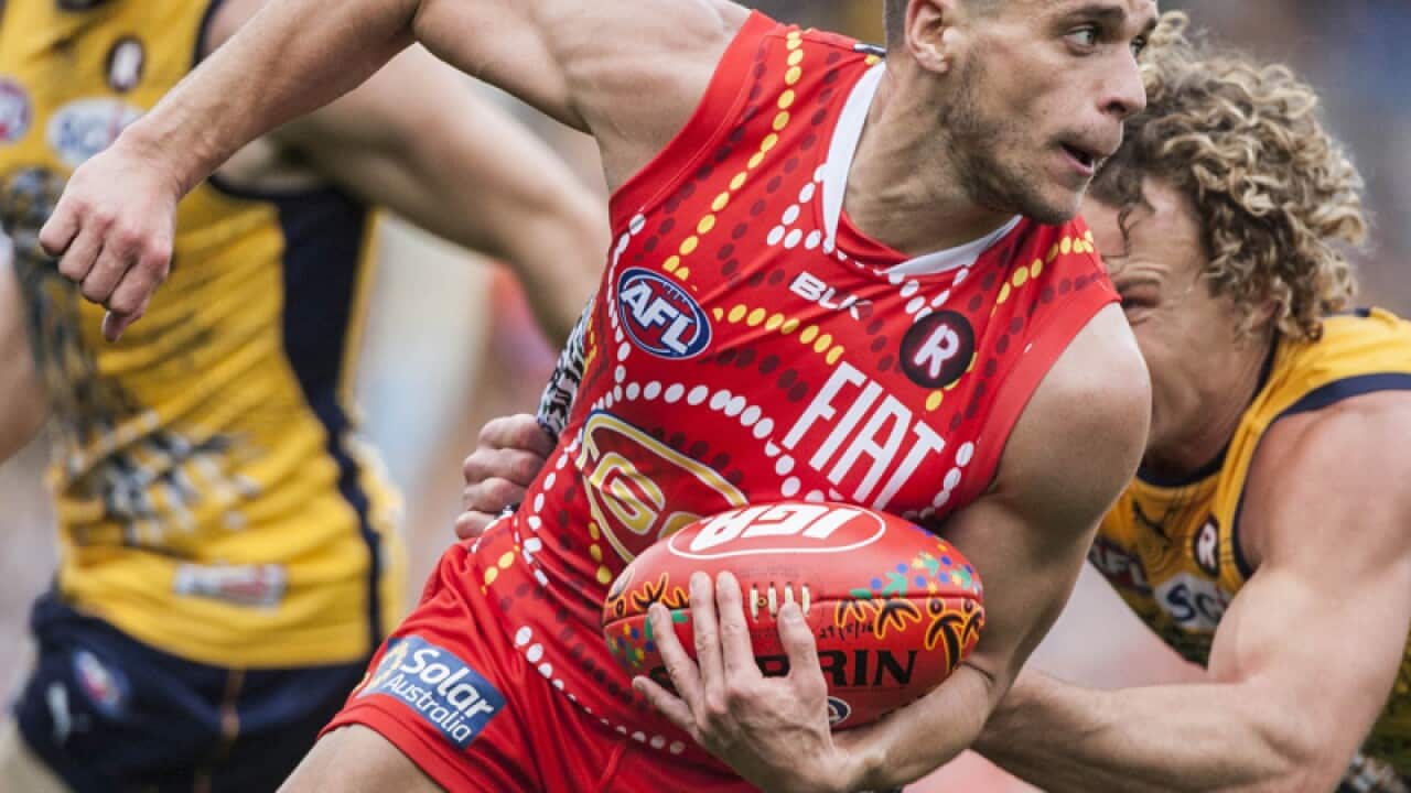 Gold Coast Suns midfielder Dion Prestia