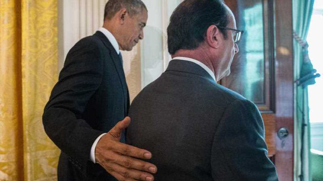 Obama Hollande
