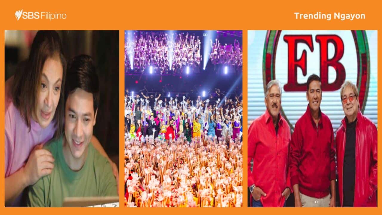 Trending Ngayon: Sharon Cuneta and Alden Richards' Family of Two, NSW Schools Spectacular and TVJ's Eat Bulaga trademark