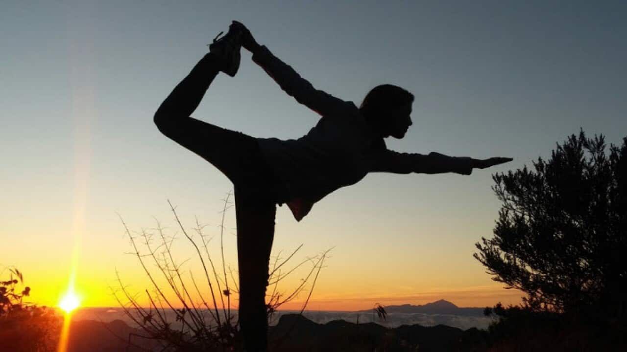 Yoga The Sunset Women Grancanaria Silhouette