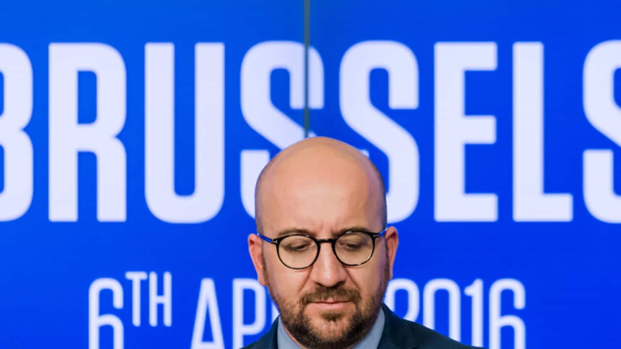 Belgium's Prime Minister Charles Michel