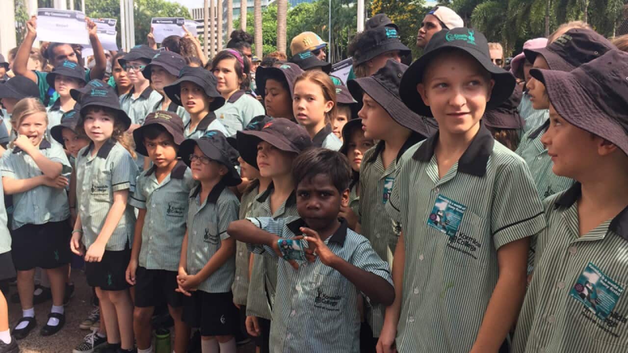 Students from the Kormilda School