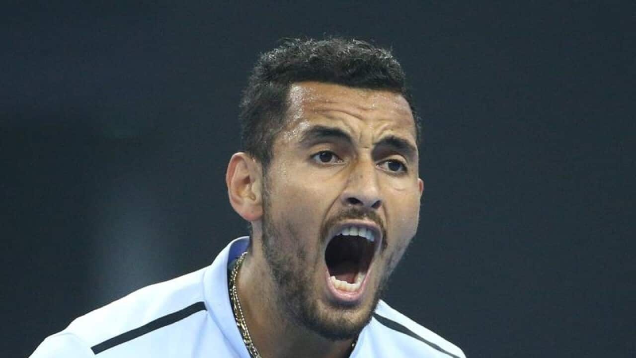 Australian tennis player Nick Kyrgios