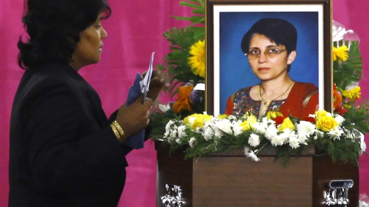 burial of nurse Jacintha Saldanha
