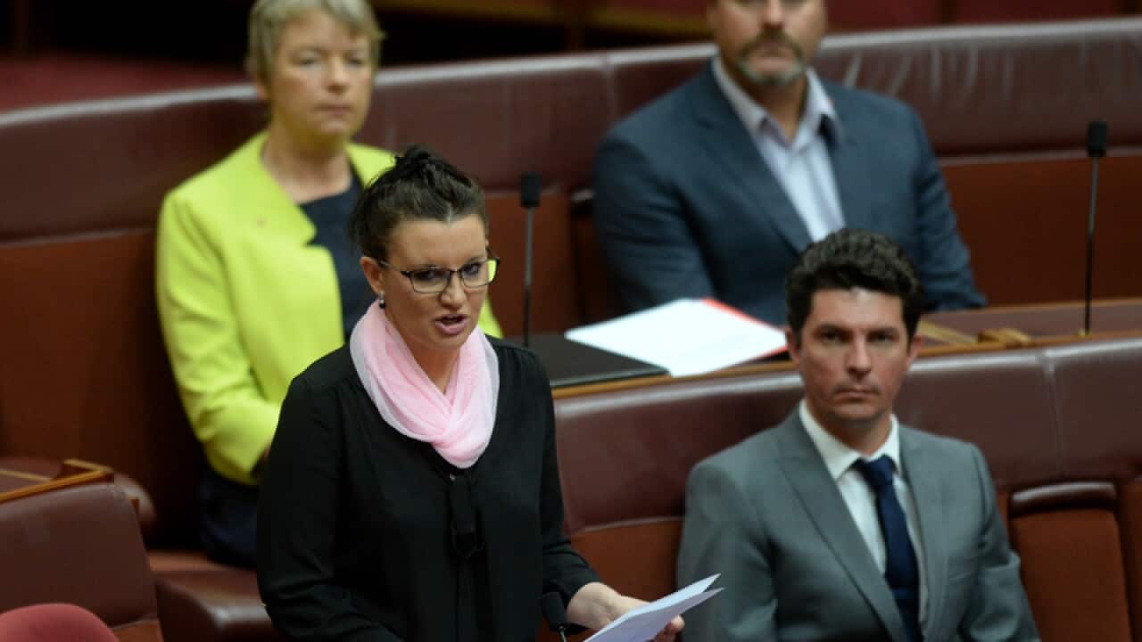 Newly independent senator Jacqui Lambie