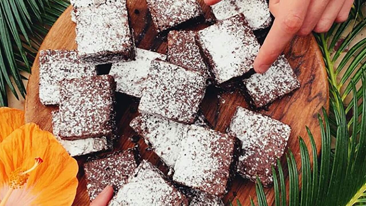 Coconut chocolate brownies
