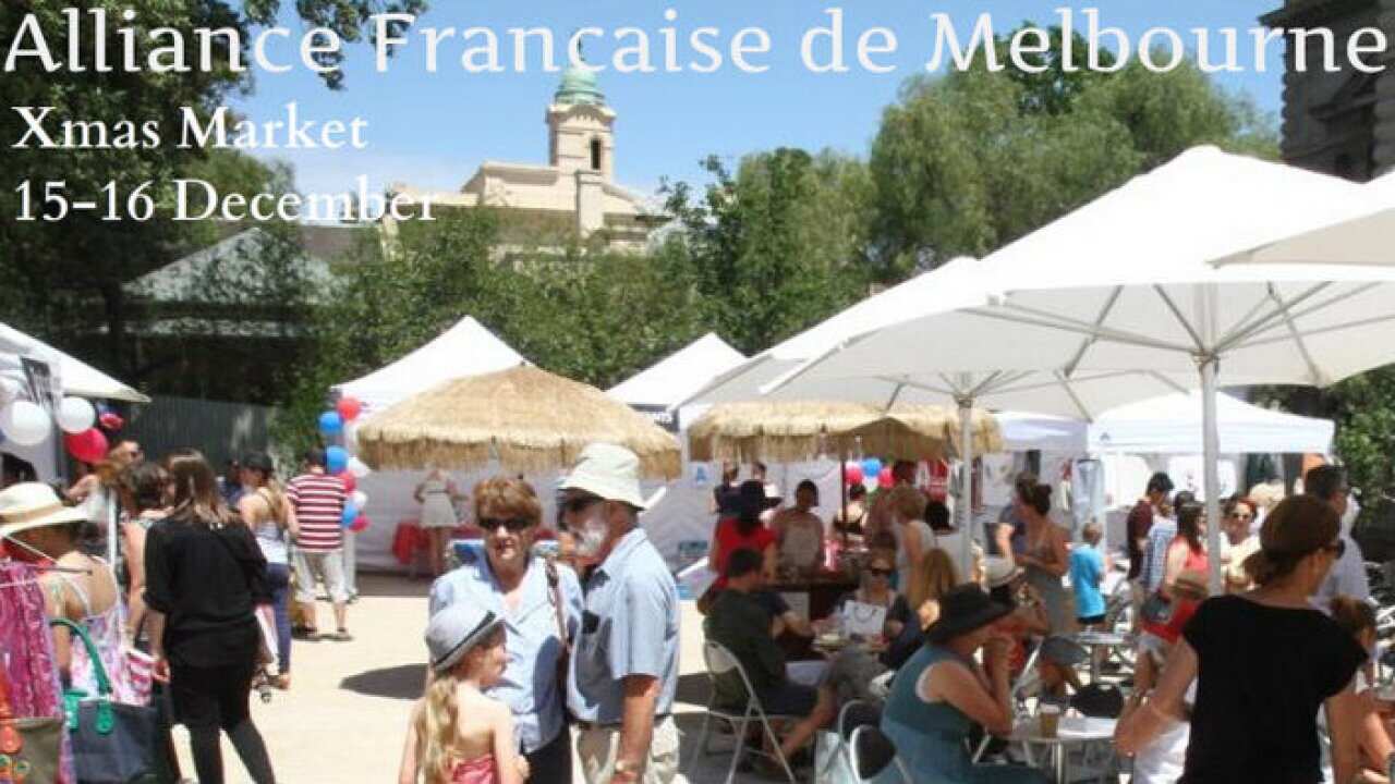 Alliance Francaise de Melbourne Xmas market